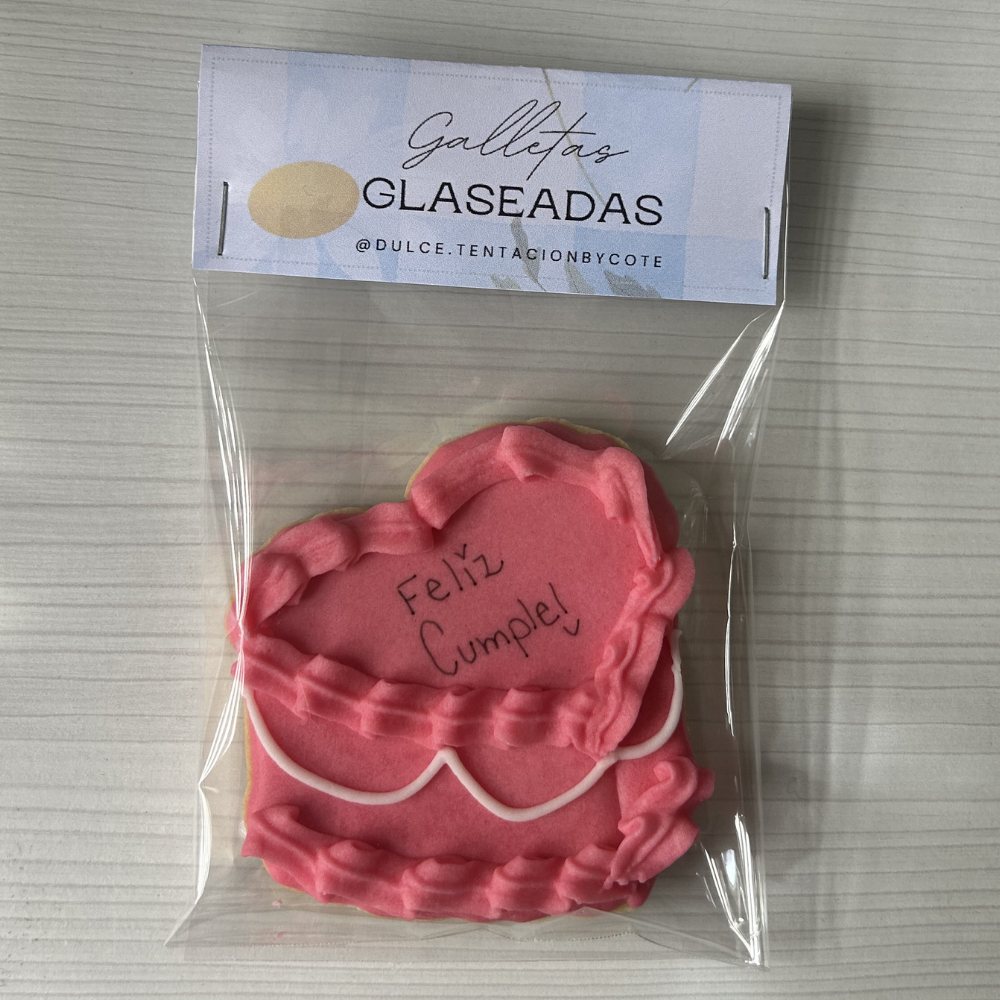 GALLETA GLASEADA CUMPLEAÑOS