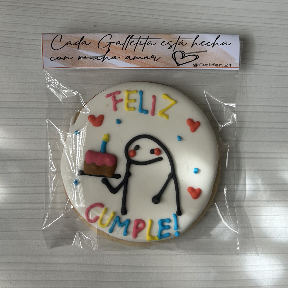 GALLETA GLASEADA CUMPLEAÑOS