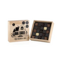 CAJA MADERA 13 BOMBONES 135GRS
