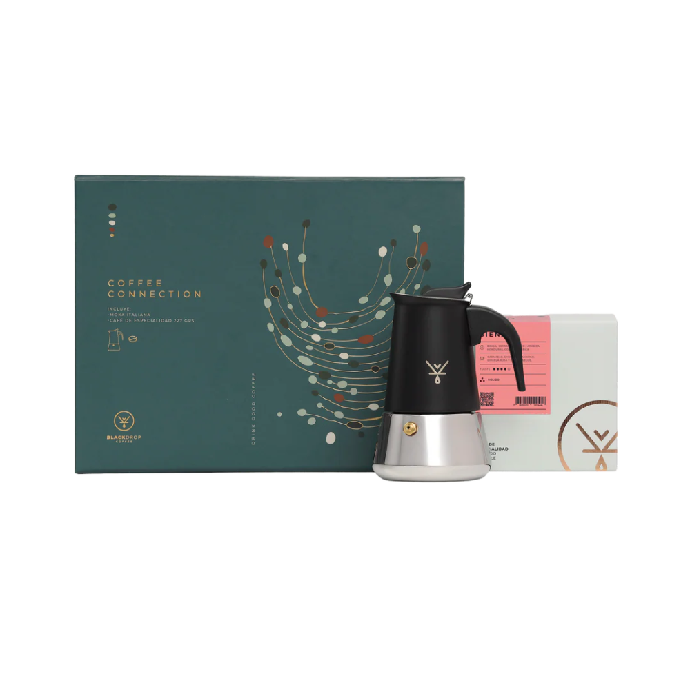 PACK MOKA ITALIANA + CAFÉ SIENA MOLIDO