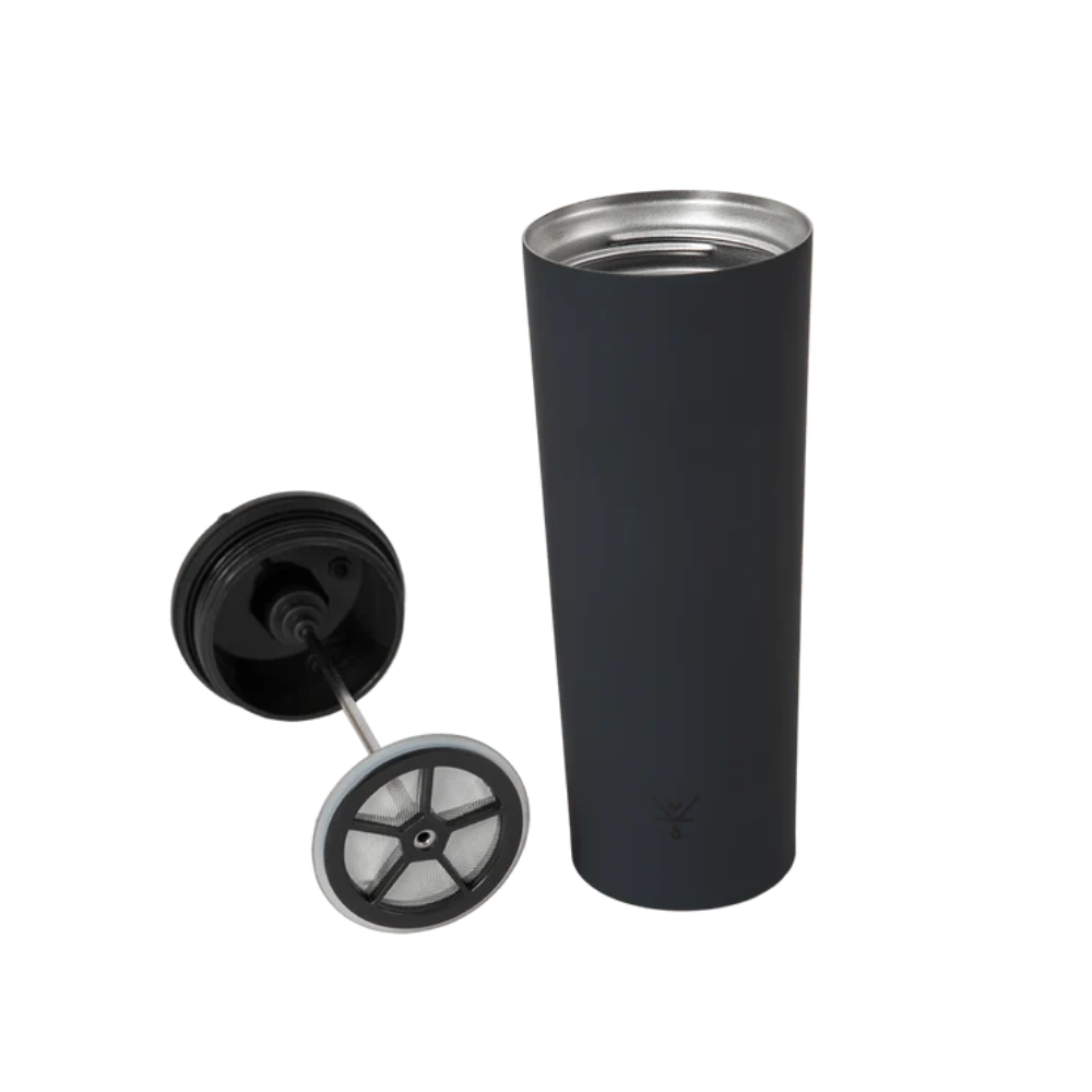 TUMBLER PRENSA FRANCESA NEGRO 450ML