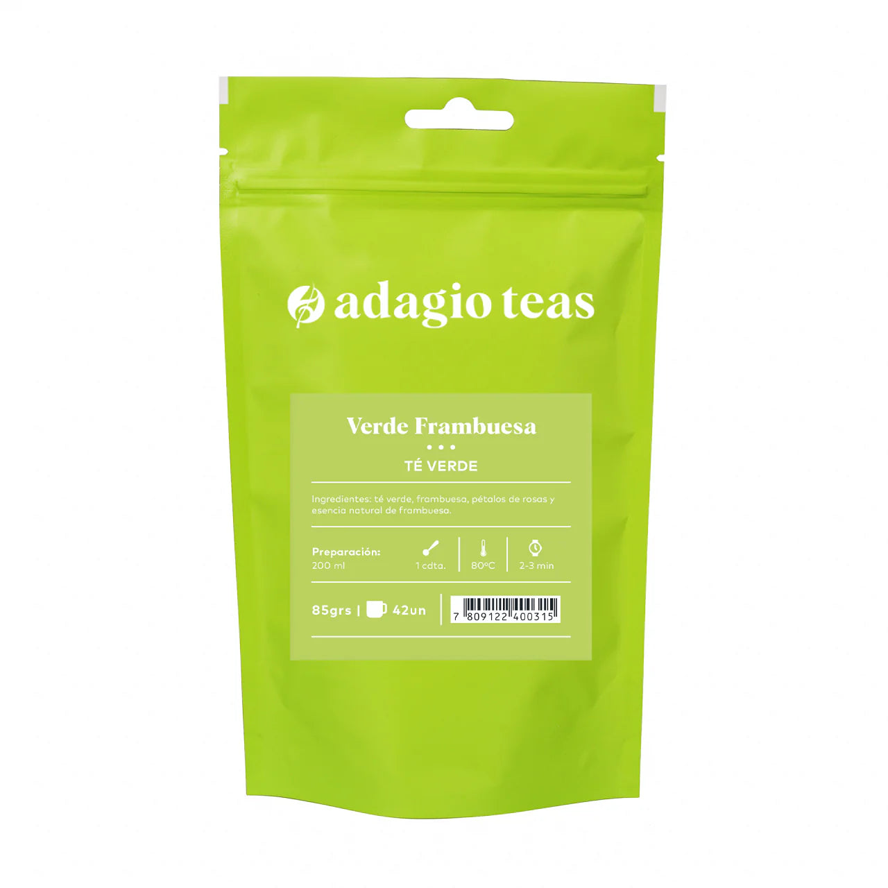 DOYPACK VERDE FRAMBUESA