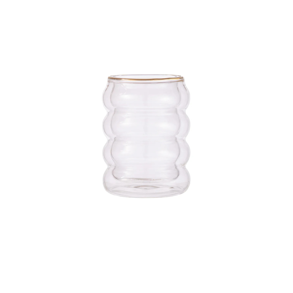 VASO MACTHA SHAPE 400 ML DOBLE VIDRIO