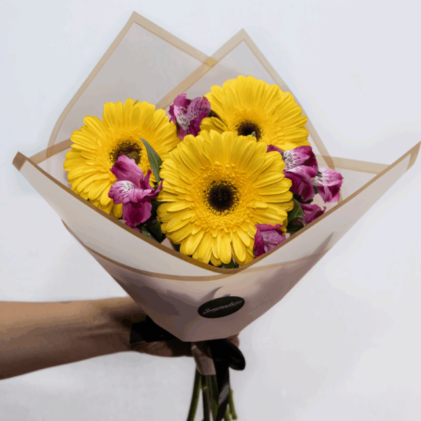 RAMO GERBERAS Y ASTROMELIAS