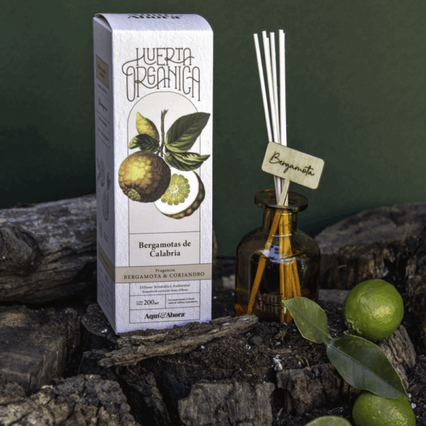 DIFUSOR VARILLA HUERTA ORGANICA BERGAMOTA