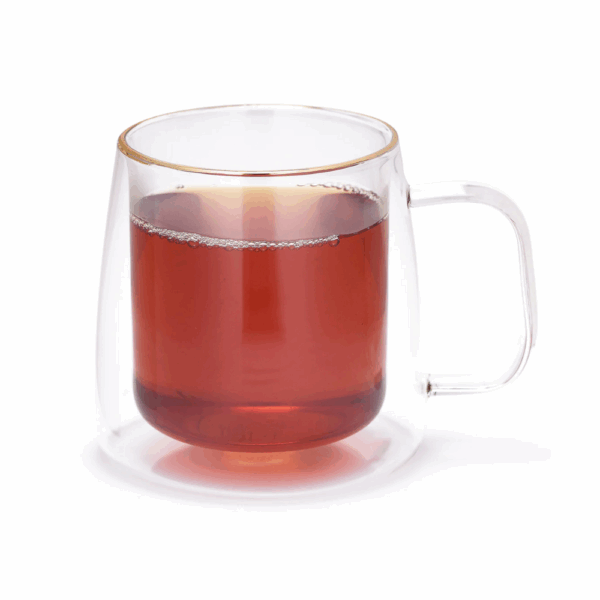 TAZA BORDE DORADO 400 ML