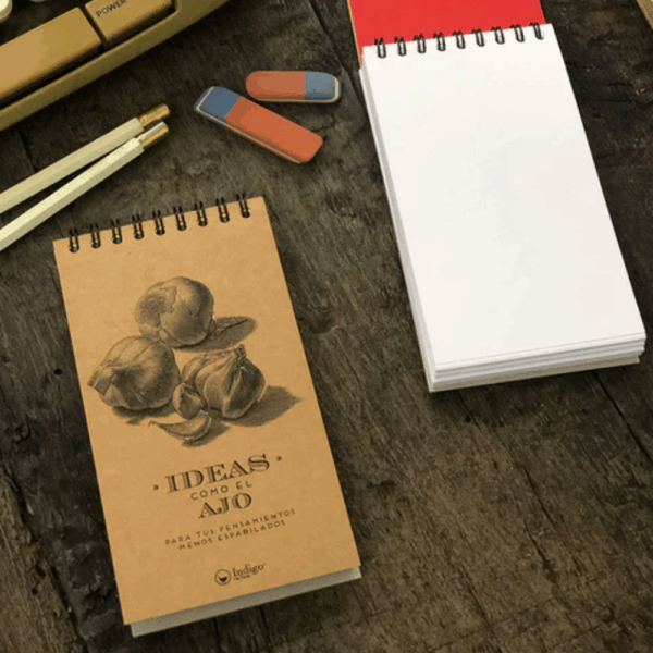 LIBRETA ANILLADA COMO EL AJO