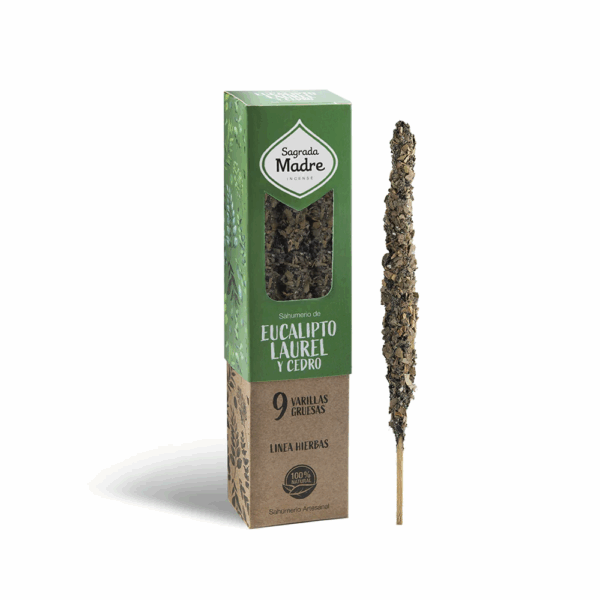 SAHUMERIO HERBAL EUCALIPTO LAUREL Y CEDRO