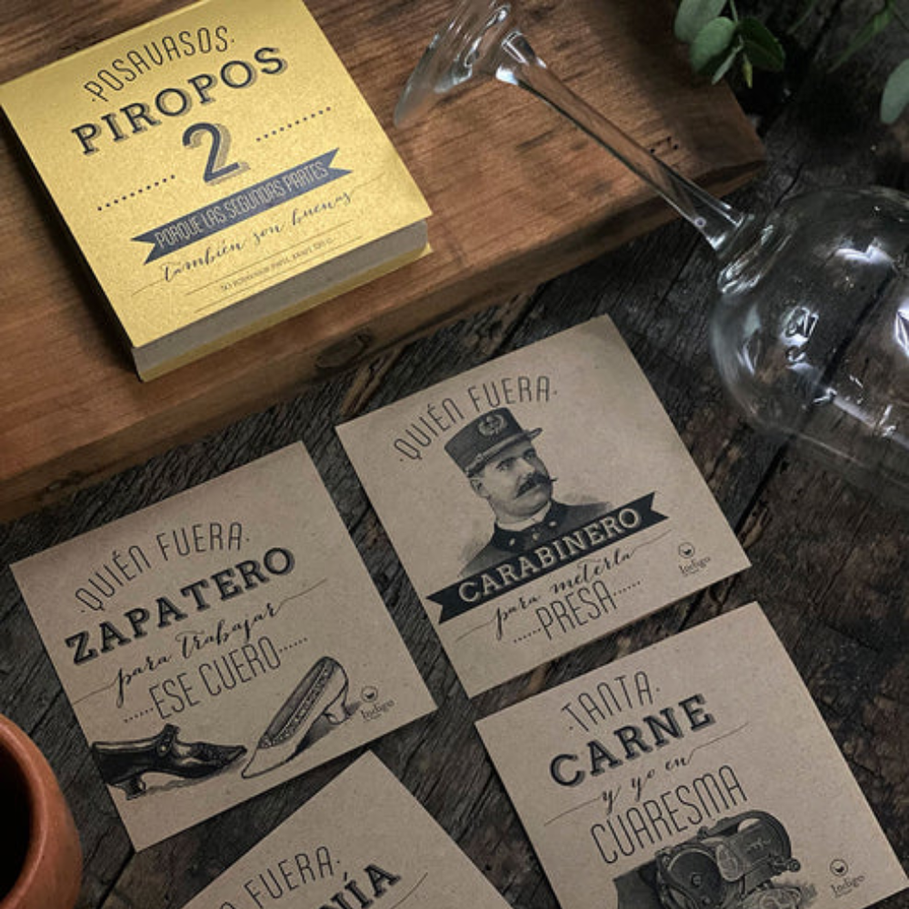 548 POSAVASO KRAFT PIROPOS 2 - Imagen 1