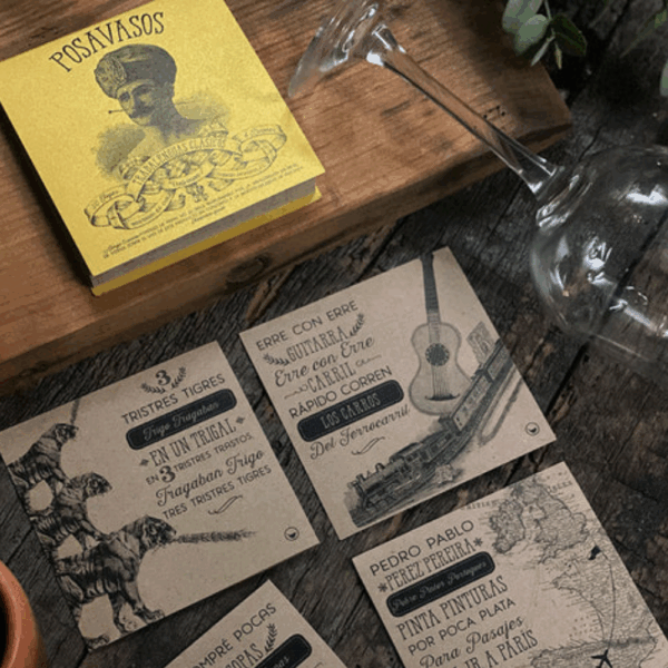 POSAVASO KRAFT TRABALENGUAS