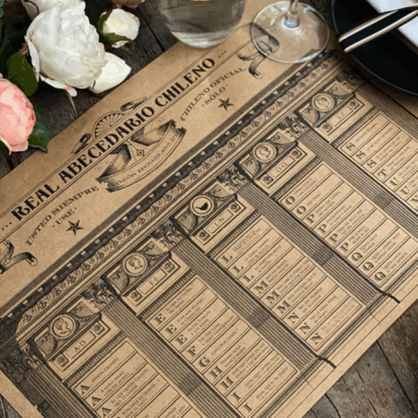 INDIVIDUAL KRAFT ABECEDARIO