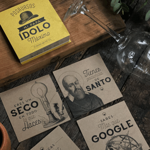 POSAVASO KRAFT PAPÁ IDOLO