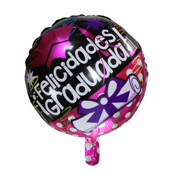 GLOBO METALIZADO "GRADUADA"