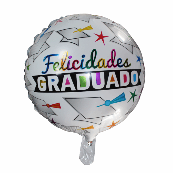 GLOBO METALIZADO "GRADUADO"