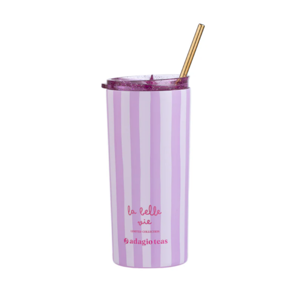 TUMBLER LINEAS ROSADO